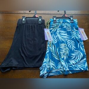 •NWT•Joyspun Women's Ribbed Knit + Knit Pull On Sleep Shorts- MEDIUM